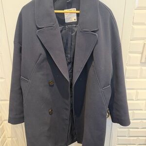 Frank & Oak Mackenzie Cocoon Coat Womens Medium